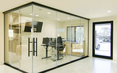 آموزش نحوه نصب پارتیشن شیشه ای