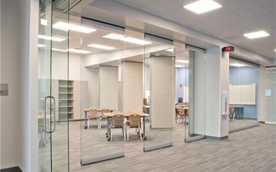 پارتیشن شیشه ای متحرک